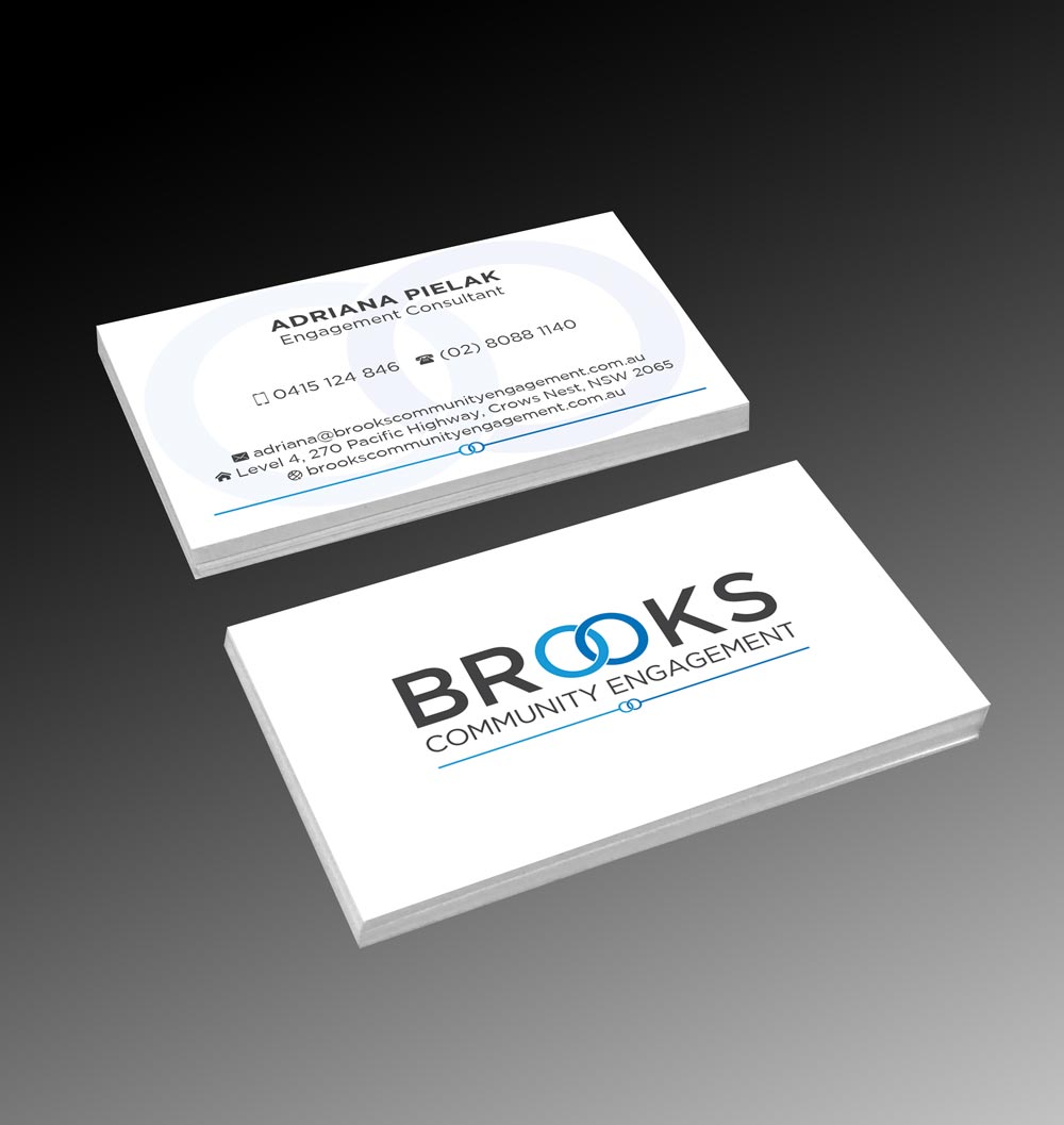 Brooks Community business card