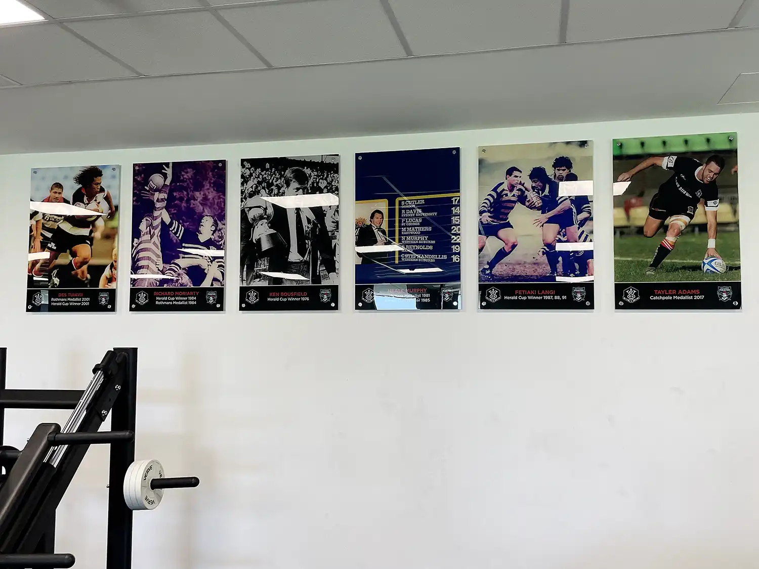 West Harbour Rugby Gym Wall Acrylic Prints