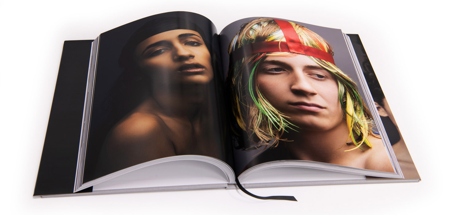 Hair Unlimited Book - Colour Images opened- Imagination Graphics