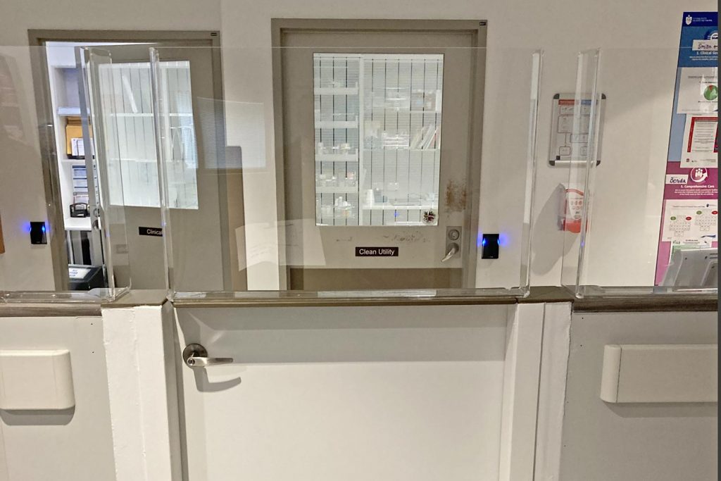 O'Brien Centre - Reception Protective Screen Door