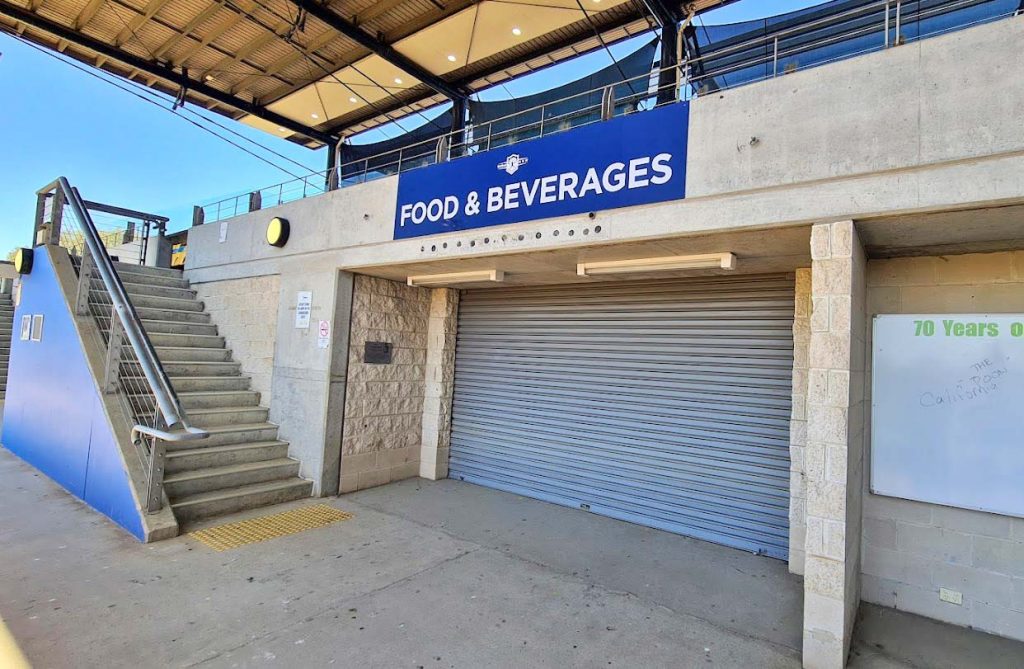 Softball NSW Food and Beverages signage