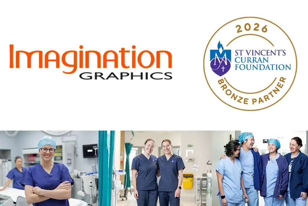 Imagination Graphics -St Vincent's Curran Foundation - Bronze Partner
